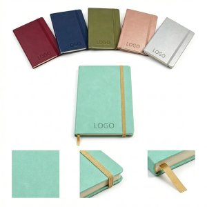 Premium A5 Cream Paper Notebook - Hardcover, Elastic Band, Ideal for Pens & Pencils