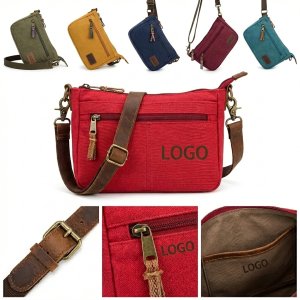 Secure Zippered Travel Sling Bag for Essentials